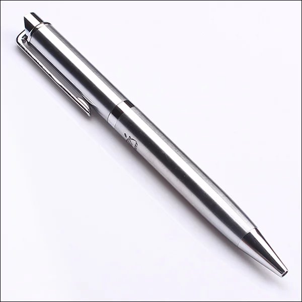 promotional elegant matte silver and black metal ball pen for gift yiwu pen